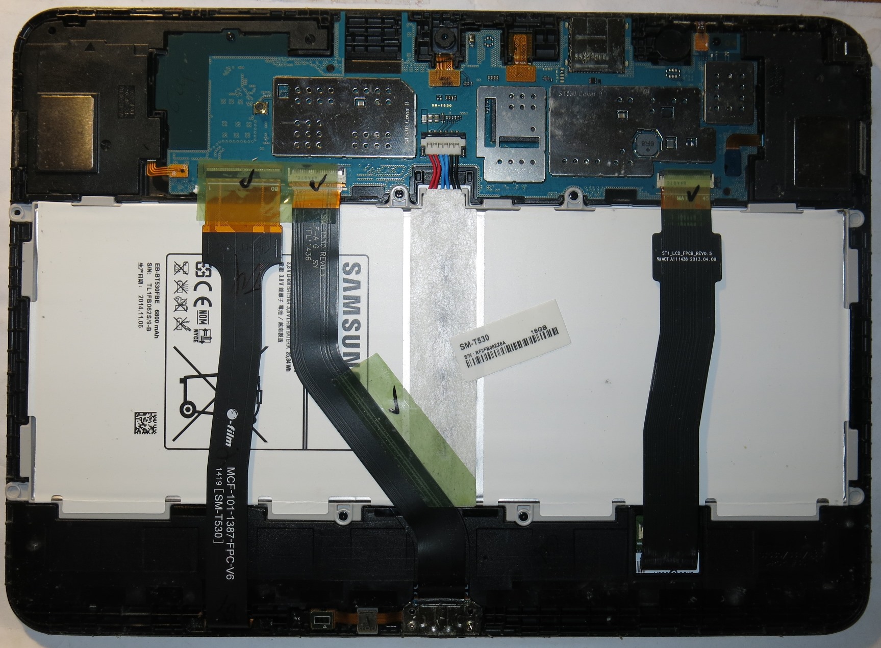 Планшет SAMSUNG SM-T530 Galaxy Tab 4 10.1 (без крышки)