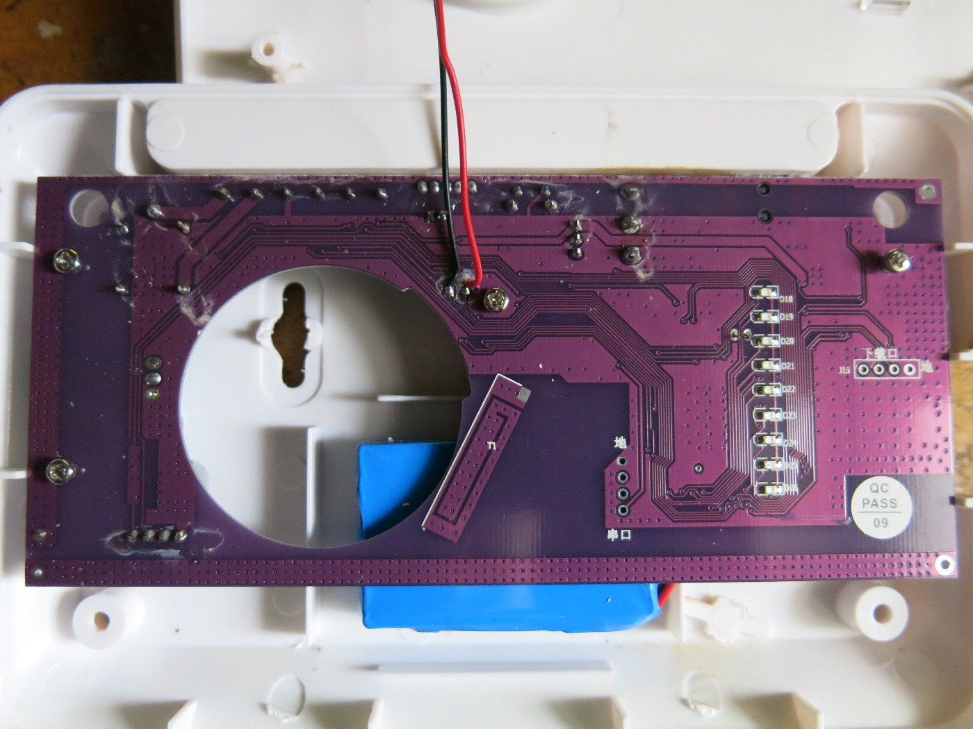 Плата сигнализации с другой стороны
