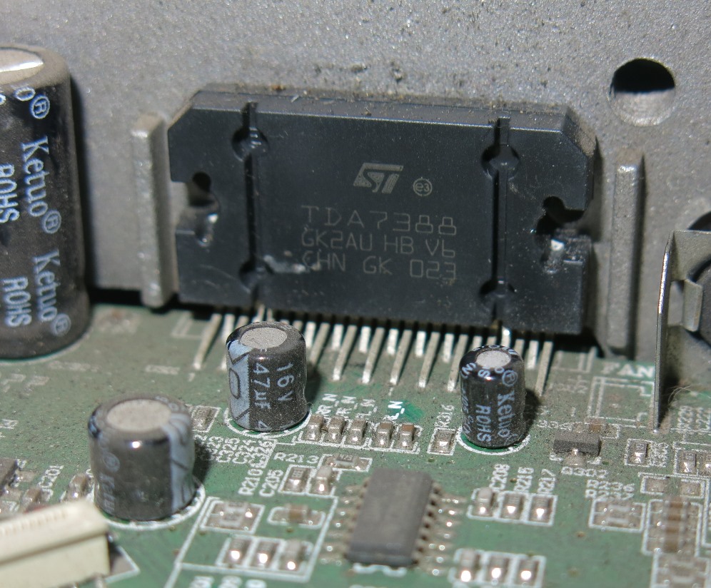 Родной усилитель TDA7388