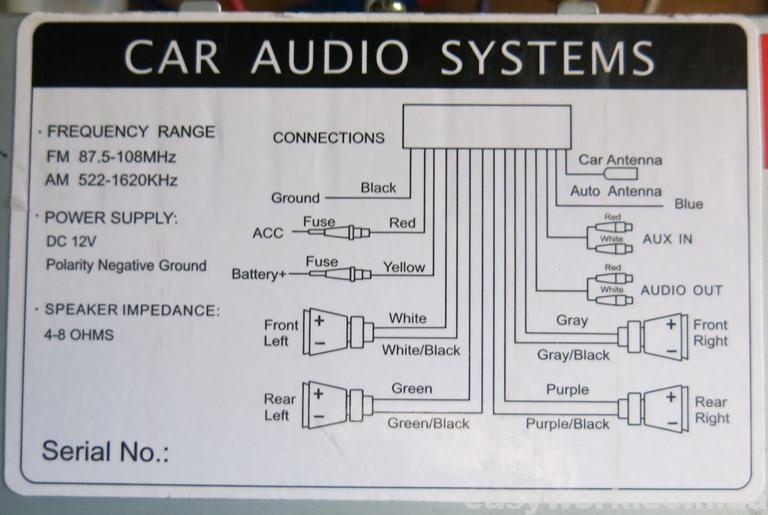 Схема подключения магнитолы FAVORIT
