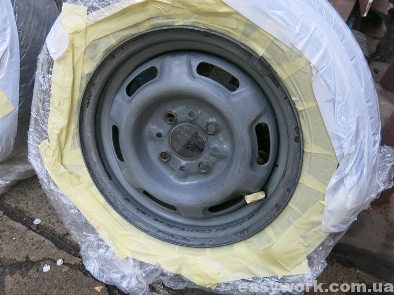 Проклейка дисков молярным скотчем