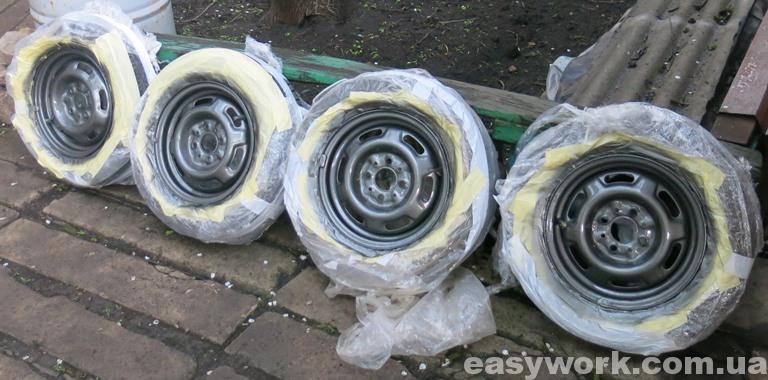 Покраска автомобильных дисков