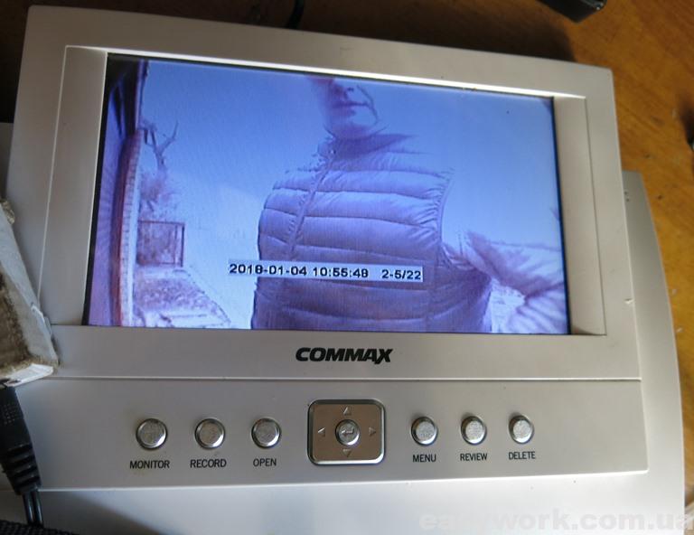 Сохраненные снимки домофона COMMAX CDV-72BE