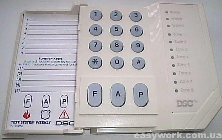 Клавиатура PC1555RKZ в корпусе