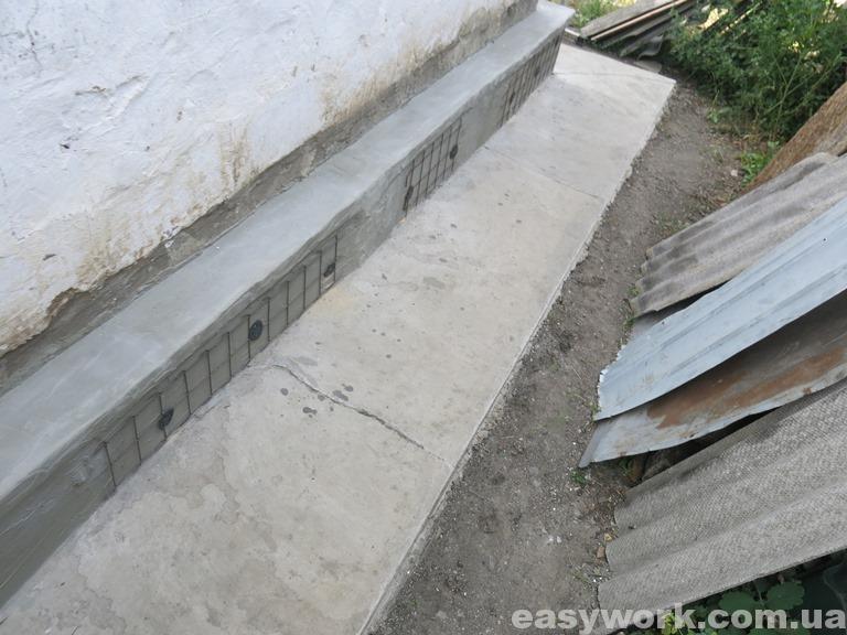 Оштукатуривание цоколя