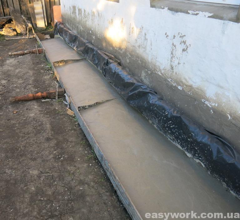 Заливание бетона