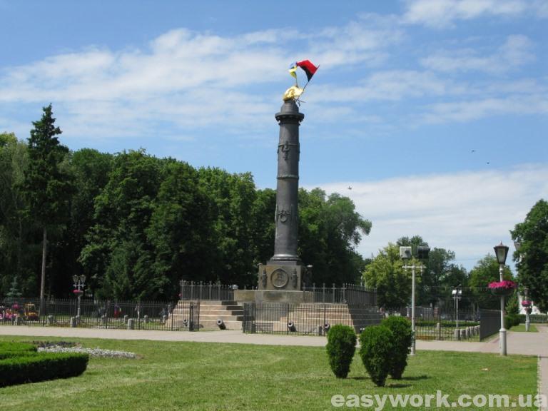 Монумент славы (Корпусный сад)
