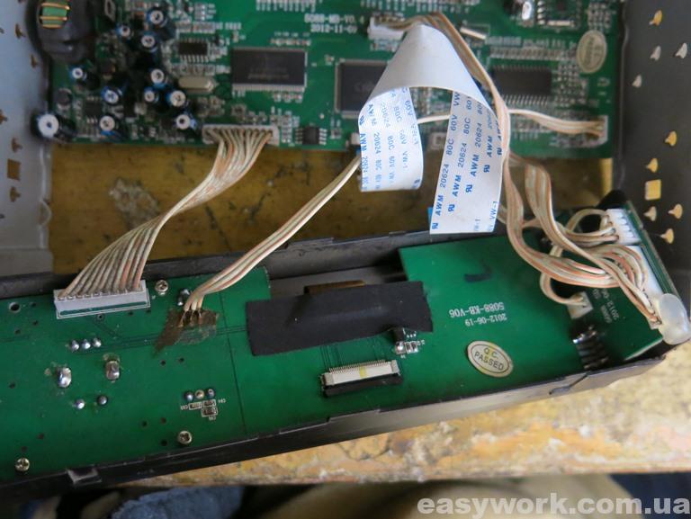 Плата передней панели магнитолы CYCLON MP-4010