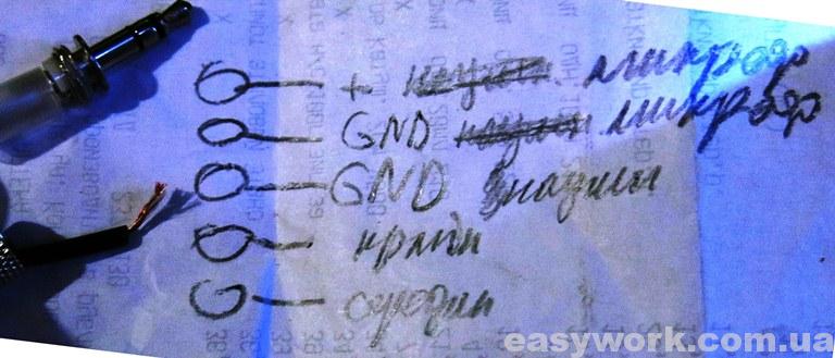 Распиновка платы регулятора громкости