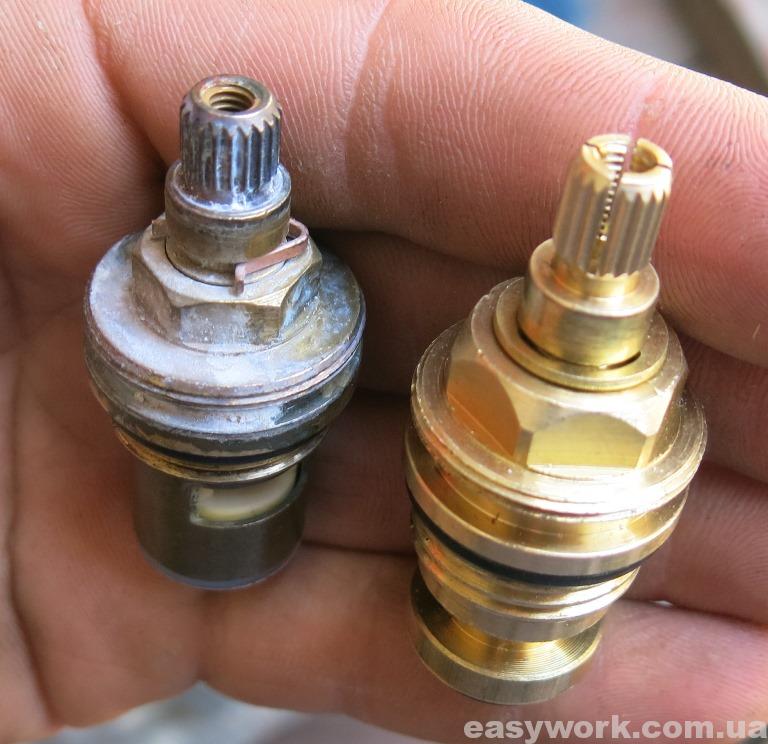 Замена кранбуксы на другой тип