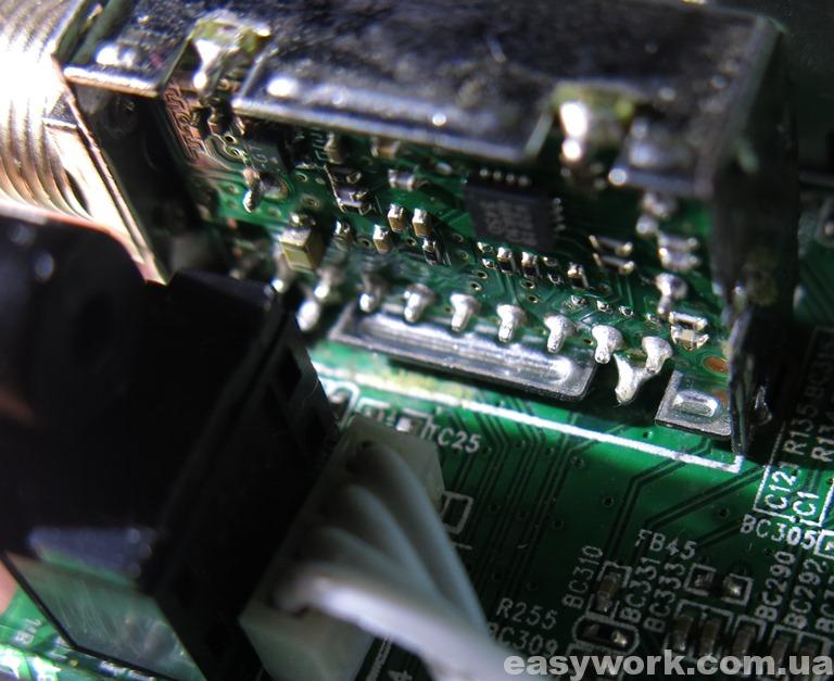 ВЧ-блок с снятой боковой крышкой