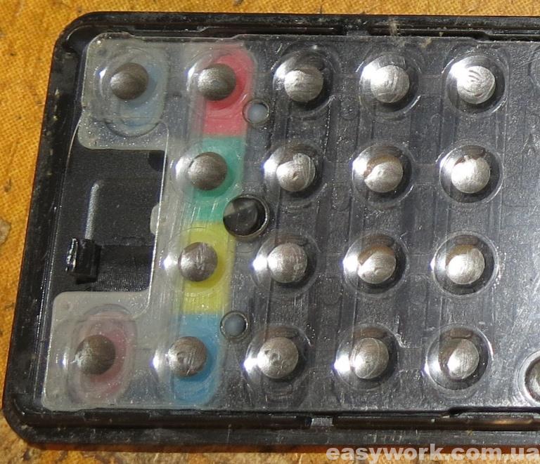 Контактные площадки в графите