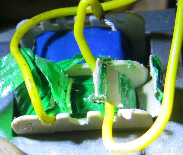 Оборванная первичка в трансформаторе