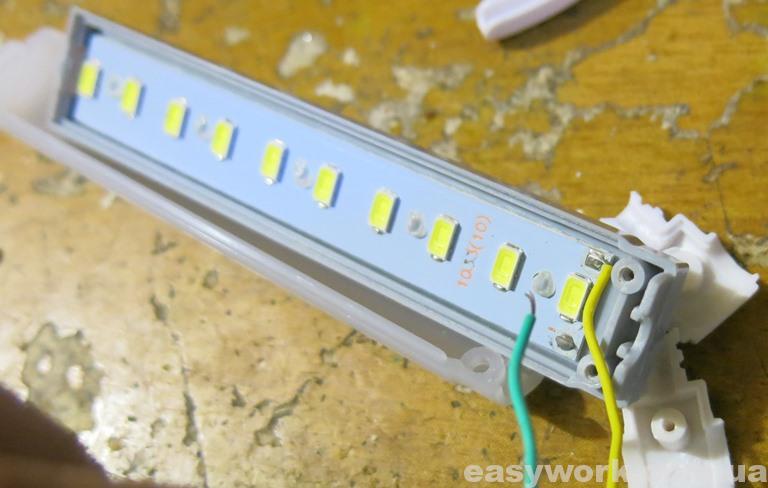 Плата со светодиодами