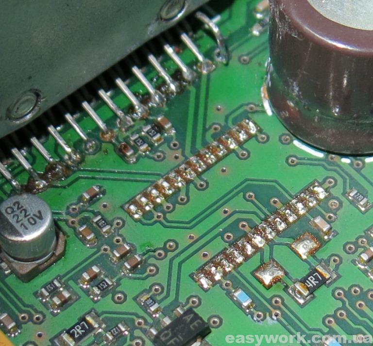 Выпаянная микросхема TDA7476