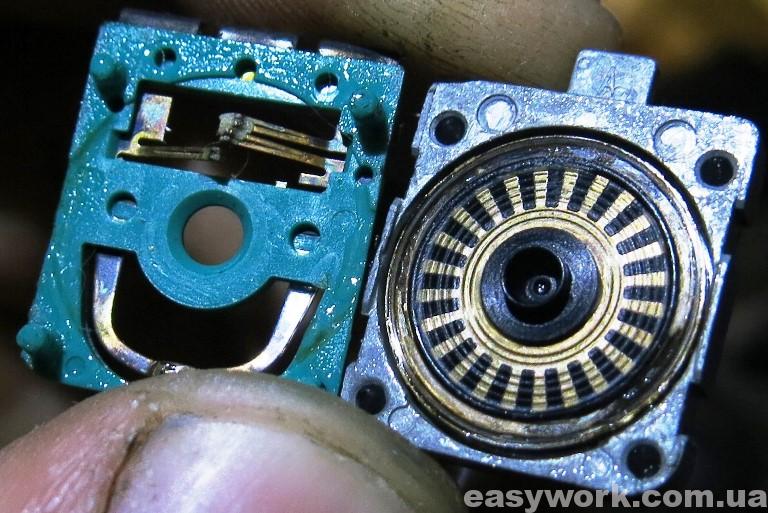 Разобранный энкодер