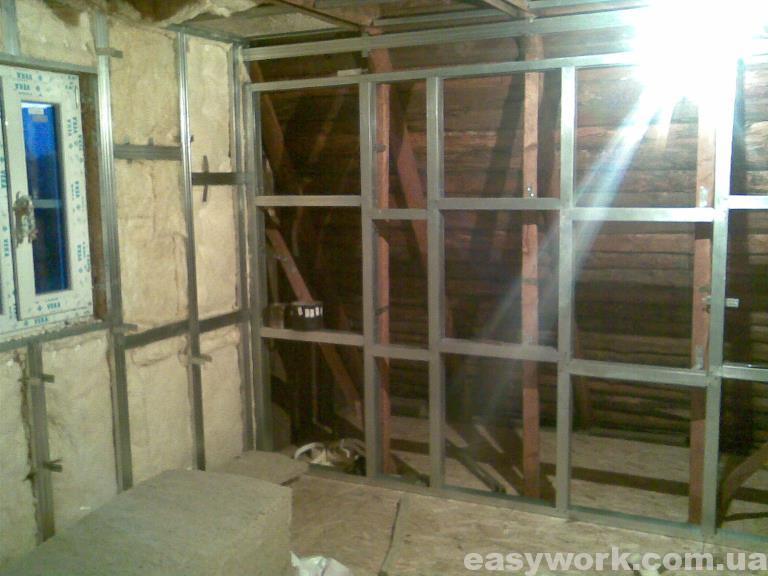 Утепление стен и потолка на втором этаже (фото 6)