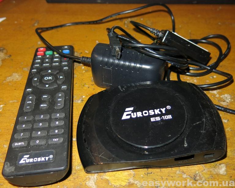 Спутниковый тюнер EUROSKY ES-108HD
