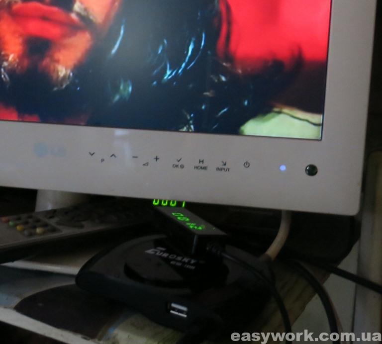 Отремонтированный спутниковый тюнер EUROSKY ES-108HD