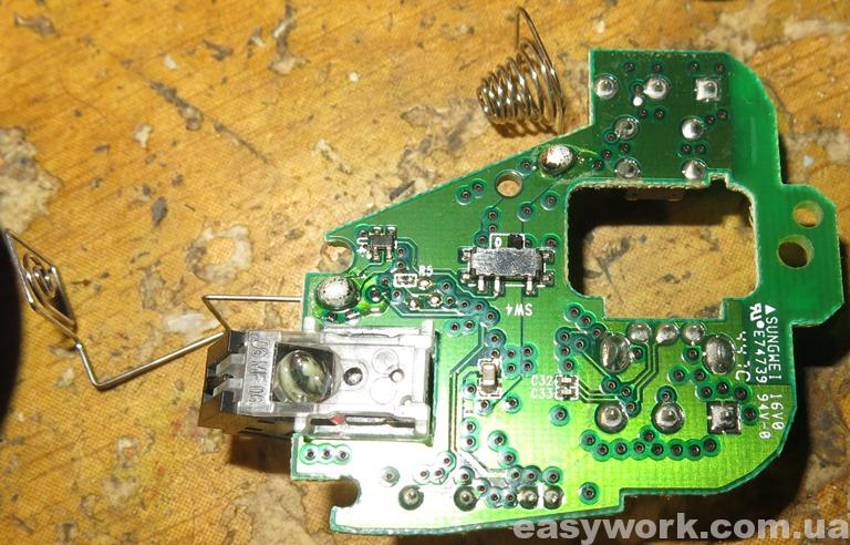 Плата мышки Logitech M171 (фото 1)