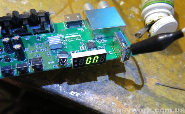 Подача напряжения с лабораторного блока питания