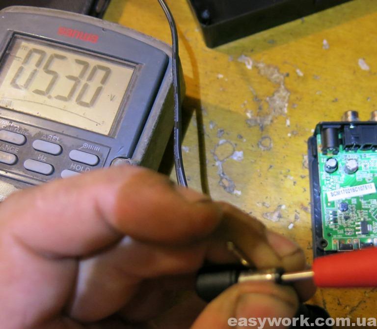 Напряжение БП без нагрузки