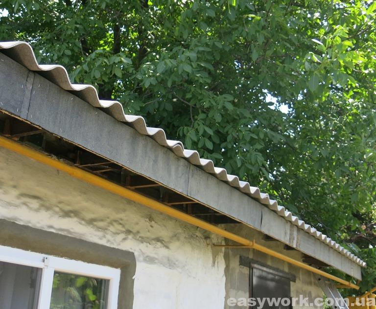Оббивка OSB рубероидом