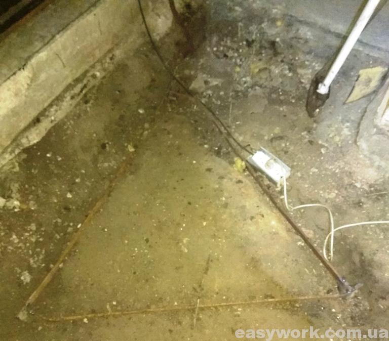 Сваренная конструкция заземлителя