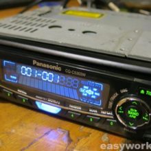 Ремонт магнитолы Panasonic CQ-C5303W (отходит панель)