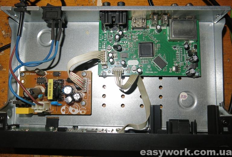 Внутреннее устройство тюнера 55X HD