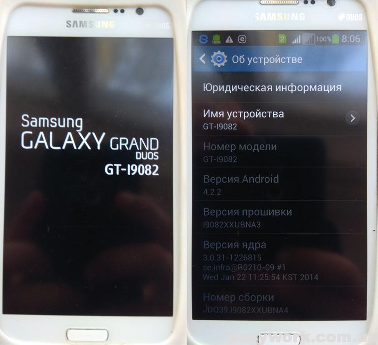 Телефон Samsung GT-i9082 Galaxy Grand Duos