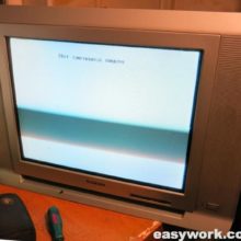 Ремонт телевизора  THOMSON 21DCV12KH (не включается)