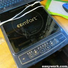 Ремонт индукционной плиты Comfort FY-20E (не включается)