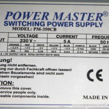 Ремонт блока питания PM-350CB (компьютер зависает)