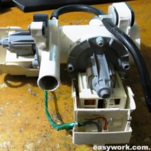 Чистка помпы DC97-16441C от стиральной машины Samsung
