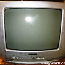 Телевизор DAEWOO KR14U1T не включается, цветопередача