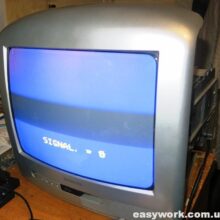 Ремонт телевизора THOMSON 14MK140G (не включается)