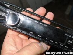 Ремонт магнитолы Sony CDX-GT547UI (не работают кнопки)