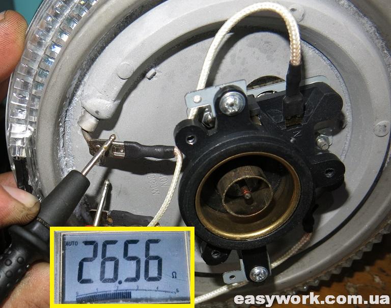 Сопротивление нагревателя